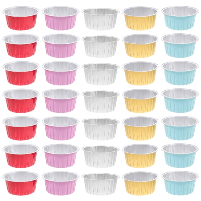 Shisuyan Aluminum Foil Baking Cups Sky-Blue 50Set