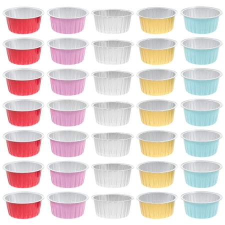 

50 Pcs Thickened Cake Baking Cups High Temperature Resistant Muffin Cups Pudding Cup