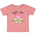thumbnail image 3 of Inktastic Gigi's Girl- Heart Flowers Girls Baby T-Shirt, 3 of 5