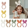thumbnail image 4 of Girl Sweet Rabbit Ears Hair Hoop Eye-catching Headpiece Headwear, 4 of 6
