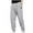 Gray, variant on BXINGOHAI Men's Joggers with Pockets Lightweight Sweatpants Stretch Athletic Training Track Pants Black,4XL
