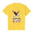 thumbnail image 5 of Kid's 250th Anniversary Print Shirt Bald Eagle and USA Flag Patriotic Tshirt for Girls Boys 4th of July Memorial Day 1-13 Years, 5 of 6