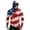 Hot Pink, variant on Mens Compression Hooded Sun Shirts UV Sunscreen Long Sleeve Fishing Face Mask USA Flag Star Stripes 4th of July American Patriotic Tops