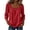 C-Red86, variant on Womens Boho T Shirt Patchwork Crochet 3/4 Sleeve Square Neck Solid Color Linen Basic Tee Beach Vacation Clothes Versatile Tops