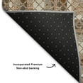 thumbnail image 5 of Addison Rugs Mayfield Premium Machine Washable Transitional Geometric Chocolate Rectangle Rug, 9' x 12', 5 of 7