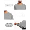 thumbnail image 4 of NELEUS Mens UPF 50+ Shirt SPF Sun Protection Quick Dry Short Sleeve Shirt 3 Pack,Black+Gray+White,US Size M, 4 of 12