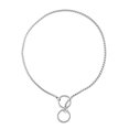 thumbnail image 1 of MPP Show Dog Collars Chrome Snake Chains Classy Lightweight Accessory Choose Size (Extra Fine - 16 inch), 1 of 1
