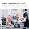 thumbnail image 4 of Smart Watch IP67 Reloj de pulsera a prueba de agua Compatible con Bluetooth 4.0 Reloj de seguimiento del sueño con frecuencia cardíaca, Rosa Irene Inevent EL002837-03B, 4 of 7