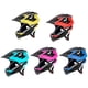 thumbnail image 4 of Soidarity Casco de bicicleta para niños Desmontable de cara completa Múltiples métodos de para flexibilidad Casco para niños amarillo Type2 NO2, 4 of 6