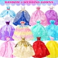 thumbnail image 2 of Style Shine 50 Pack Doll Clothes and Accessories, 4 Wedding Gowns 2 Evening Dresses 6 Fashion Dresses 6 Set Casual Outfits Top and Pant 2 Swimsuit Bikini, 20 Hanger 10 Shoe Toys for Girl Birthday Gift, 2 of 5