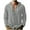Gray-07, variant on Men's Hooded Button Down Shirt - Cotton Linen Casual Lightweight Beach UV Protection Top