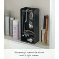 thumbnail image 3 of Yamazaki Home Jewelry Organizer, Black, ABS Plastic, Supports 1.98 pounds, Adjustable Tiers, No Assembly, 3 of 7