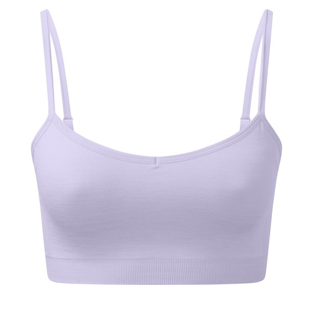 TriDri - Sujetador Deportivo de Mezcla para Mujer (Lila)