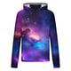 thumbnail image 2 of Ceisia Purple-Blue Nebula Print Hooded Top Men's Slim Fit Long Sleeve UV Protective Face Mask Shirt Orange L Gifts, 2 of 5