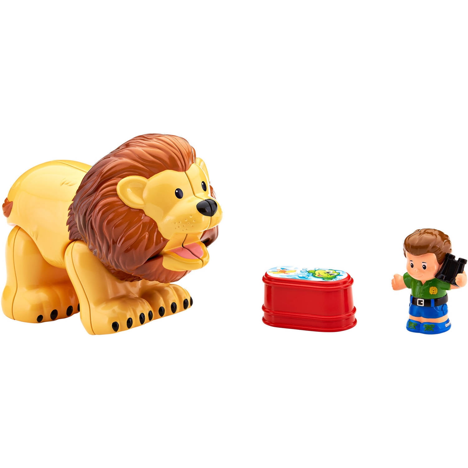 2016 Fisher Little People Big Animal Zoo Sounding Lion Roars Fun Play for sale online 