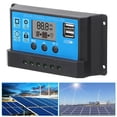 thumbnail image 3 of Solar Charge Controller LCD Dual USB PWM Cell Panel Regulator with Load Automatic Identification 12V 24V, 3 of 7