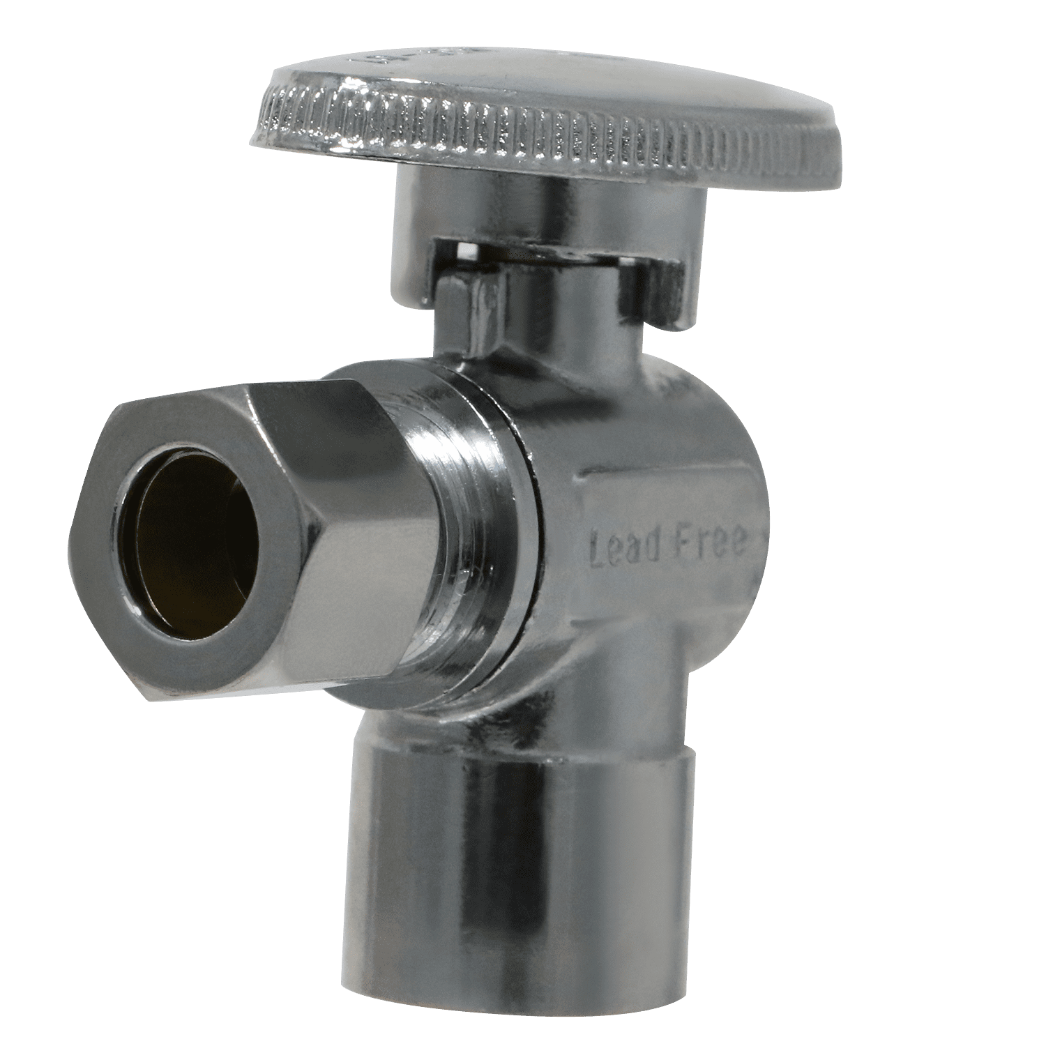 Keeney PP2887EZ Quarter Turn No Crimp PEX Straight Valve, 1/2-in