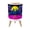 Color 4, variant on Small Trash Can with Lid Neon Futuristic Cityscape Pink Sunset Glowing Highways Neon 1.8 Gallon Dog Proof Trash Can Round Garbage Can Waste Bin Wastebasket for Bathroom Bedroom Living Room