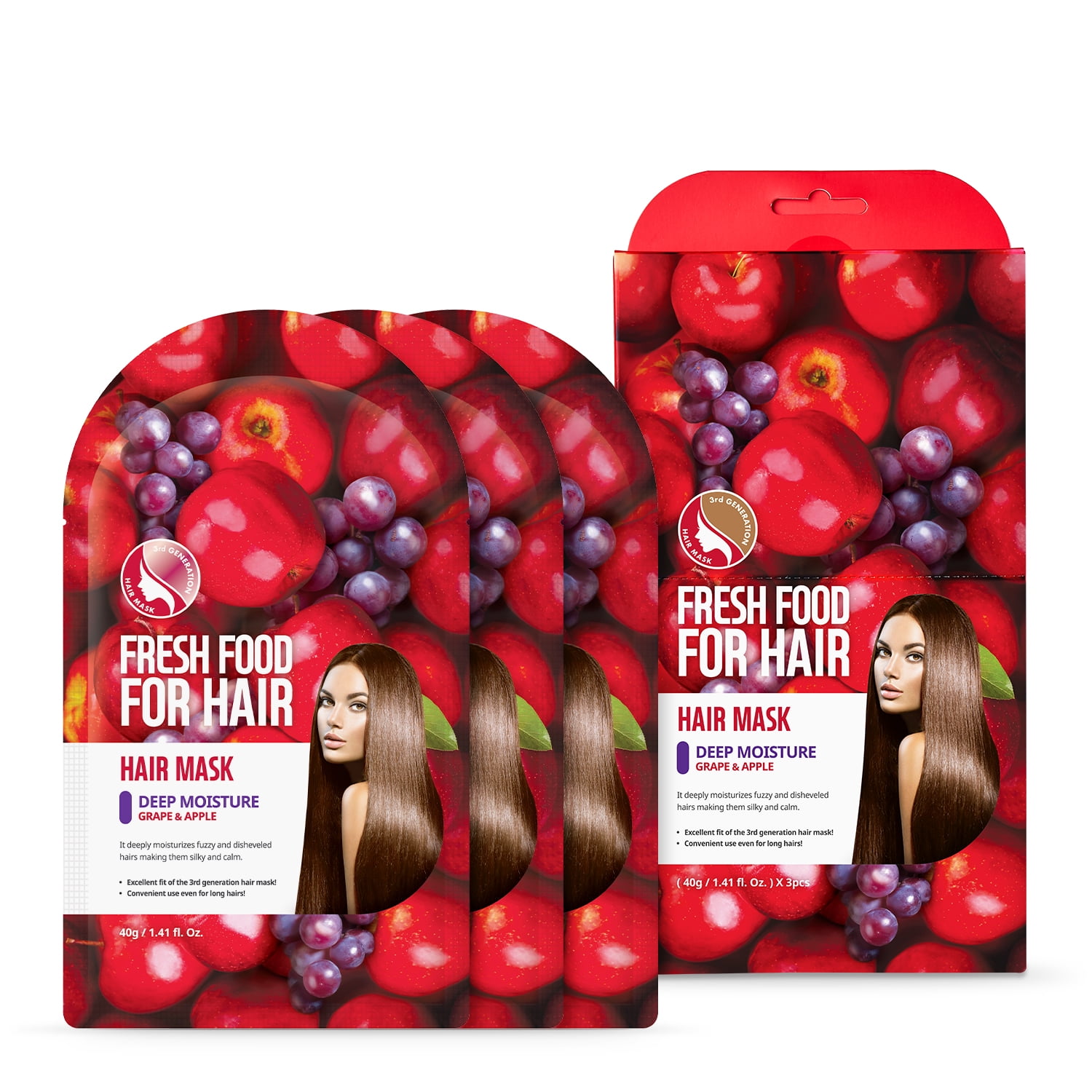 FARMSKIN Freshfood for Hair Care Hair Mask Cap Salon Quality Easy Hair Care at Home without a mess Deep Moisture Set of 2 (Pack of 6), Fl Oz - FARMSKIN Freshfood for Hair Care Hair Mask Cap Salon Quality Easy Hair Care at Home without a mess Deep Moisture Set of 2 (Pack of 6), Fl Oz -