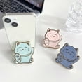 thumbnail image 3 of Xinyolin Cell Phone Shell Stand Lucky Cat Shape Foldable Universal Candy Color Mobile Phone Holder Decorative Stand, 3 of 8
