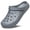 Gray, variant on Unisex Garden Clogs Shoes Slip on Beach for Men and Women Sandals Beach Water Shoes All Black Size 6 Women/4 Men