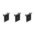 thumbnail image 3 of Justharion Black Garbage Can Auto Organizer With Phone Holder Plastic Portable Removable 3Set, 3 of 6
