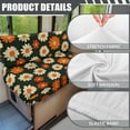 thumbnail image 6 of XYZCANDO Floral RV Dinette Cushion Covers Daisy Camper Decor Comfortable Bench Seat Cover Washable Loveseat Sofa Chair Cover Furniture Protector 2 Seat Sofa Cover for RV Camper Car Bench Green, 6 of 7