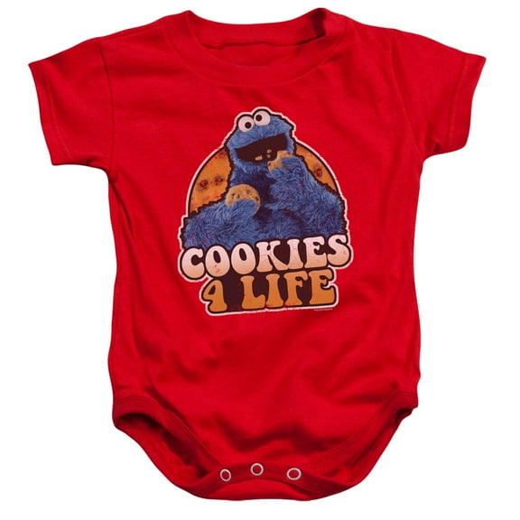 Sesame Street - Cookies 4 Life - Infant Snapsuit - 6 Month