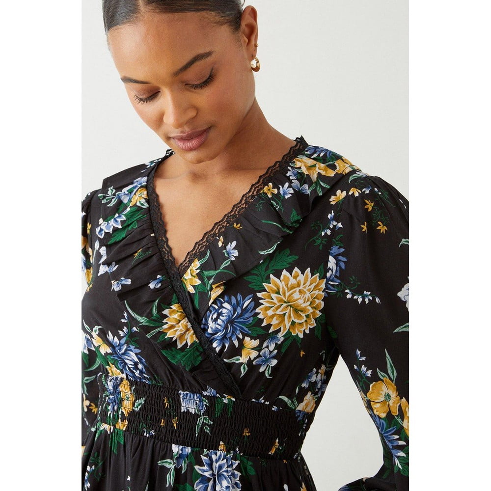 Dorothy Perkins Womens Floral Lace Detail Mini Dress Walmart