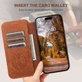 thumbnail image 5 of iPhone 14 Pro Max 5G Wallet Case Magsafe,Luxury Leather Flip Folio Cases Support Magsafe and Wireless Charging with RFID Block Credit Card Holder  iPhone 14 Pro Max, Khaki, 5 of 7