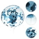 thumbnail image 2 of KAKOWELY 1 juego de 5 globos Bobo transparentes de 20 pulgadas con confeti de lentejuelas para fiestas de cumpleaños y bodas, 2 of 4