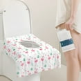 thumbnail image 2 of Toilet Seat Covers Disposable  7/10 Pcs Extra Large Waterproof Toilet Cover, 2 of 4