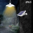 thumbnail image 4 of Solar Hanging Lamp, 16 LED Retro IP65 Waterproof Separable Solar Outdoor Lamp, Remote Control Pendant Lamp with 180 ° Adjustable Solar Panel for Camping, Garden Patio Home (Warm Light), 4 of 7