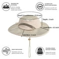 thumbnail image 3 of Solaris Stage Sequins Sun Hat, UPF 50+ Protection Breathable Shiny Show Hat with Adjustable Drawstring, for Hip Hop Street Dance Performance Hat Cap Ballroom Costume, 3 of 7
