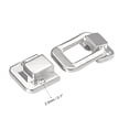 thumbnail image 3 of Unique Bargains Toggle Latch, 38mm Silver Tone Decorative Hasp Suitcase Box Catch 3Pcs Iron, 3 of 6