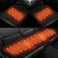 12V Car Universal Heating Cushion Plush Winter Car Heating Cushion Set