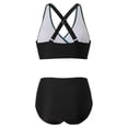 thumbnail image 6 of Women's Swimwear Two Piece Swimwear Women's Boho Print Bikini Set High Waisted Swimsuit Print Set Swimsuit Tube Top Filled Bra Swimwear Beachwear, 6 of 6