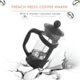 ckepdyeh French Coffee Maker Small French Press Perfect for Morning