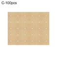 thumbnail image 2 of Gwong hogar, freidora de aire, 100pcs/set práctico freidora de doble lado freidora impermeable a prueba de agua de papel antiadherente de uso de papel para hornear para el hogar para el hogar Gwong 21091806, 2 of 7