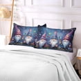 thumbnail image 6 of Cute Christmas Gnome Body Pillow Cover with Zipper, Soft and Cozy Fuzzy Fleece Body Pillow Case Cover 21 x 54 in, Plush Long Body Pillow Pillowcase for Fall and Winter Home Decor Gifts, 6 of 7