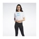 thumbnail image 1 of Camiseta gráfica con logotipo de Reebok para mujer, gris, grande, 1 of 1