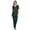 Emerald Green, variant on Women's Plus Size Petite Extended Plus Size 2 Piece S/S Sequin Top And Pant Set