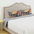 thumbnail image 3 of Yayeee Pillowcase Standard Size Set of 2 Satin Wrinkle Resistant Pillow Case, Skeleton with Sun, 3 of 7
