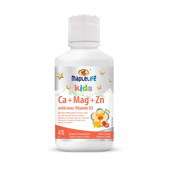 Maplelife 1yr+ Children's Calcium, Magnesium and Zinc + VD3 liquid