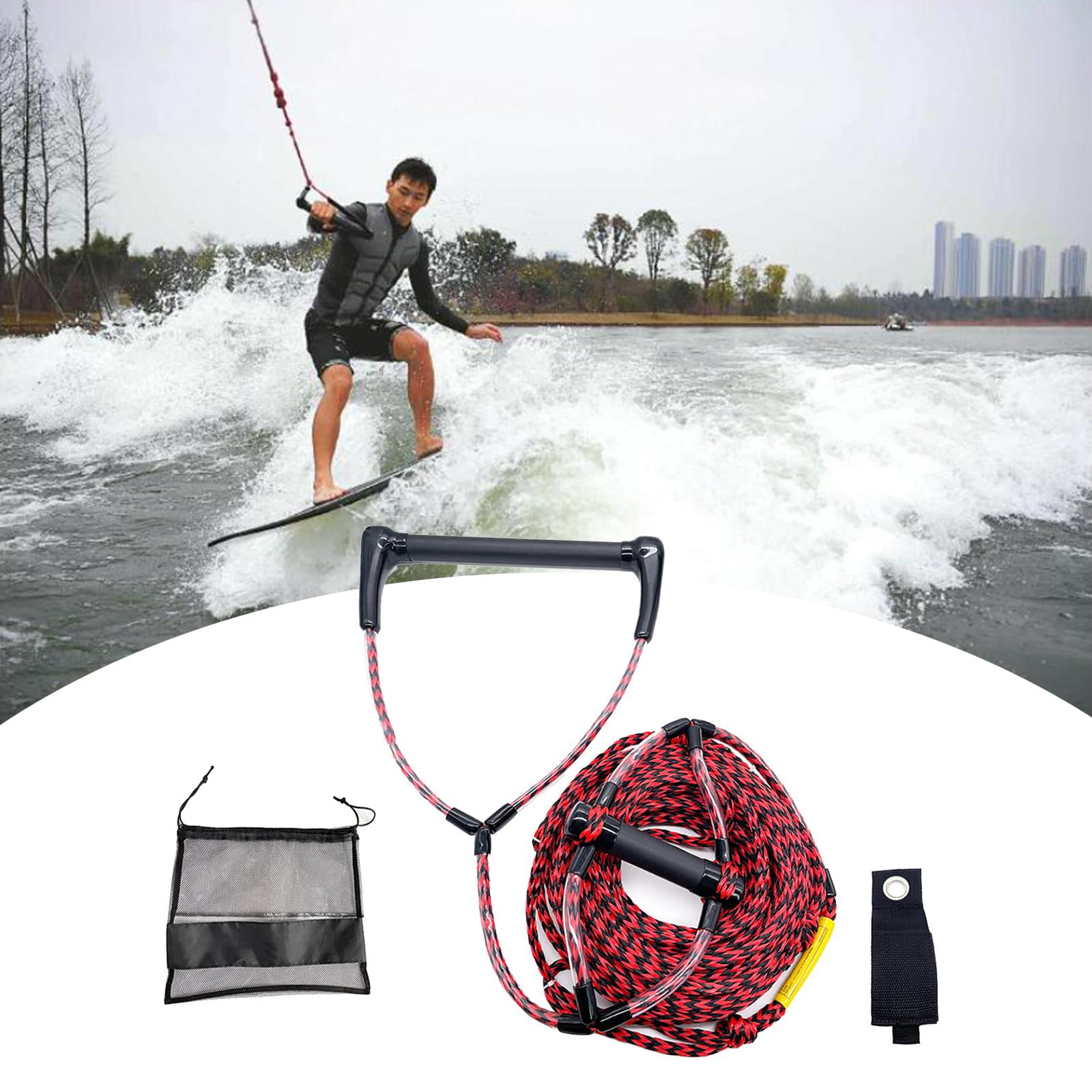 Durable Water Ski Rope 75ft with Floating Handle Keeper Wakeboard Tow Line 