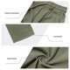 thumbnail image 5 of Ceisia Men's Linen-Like Casual Straight Pants Elastic Waist Drawstring Trousers With Decorative Chain Gifts, 5 of 9