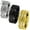 Gold, variant on Tungsten Carbide Classic Mens 8mm Wedding Band Ring Gear Pattern High Polish Finish