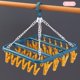 thumbnail image 3 of Soporte para calcetines, soporte para calcetines con 32 clips para ropa interior, calcetines, pinzas de plástico duraderas para interiores y exteriores(amarillo) Sailing Electrónica, 3 of 5