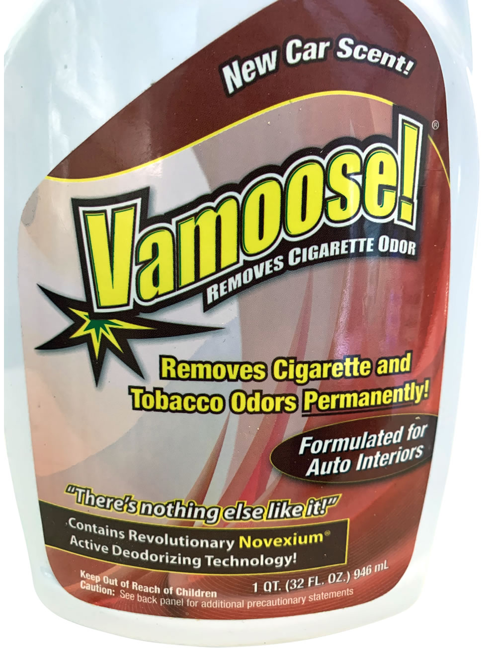 Vamoose Smoke Odor Air Freshener & Eliminator, New Car Scent, 32-Ounce Trigger Spray Bottle