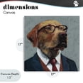 thumbnail image 4 of Stupell Industries Contemporary Bark Kent Portrait Canvas Art, 17 x 17, by Studio Bautista, 4 of 8